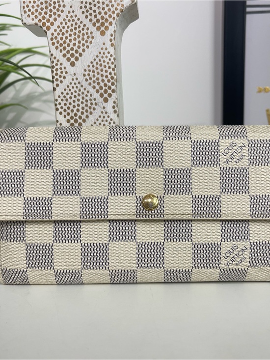 Louis Vuitton Handbags - Louis Vuitton Damier Azur Canvas Sarah Wallet